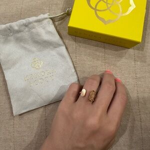 Kendra Scott Rose Quartz Ring